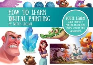 Mitch Leeuwe《How to Learn Digital Painting》PDF电子版完整版百度云可下载